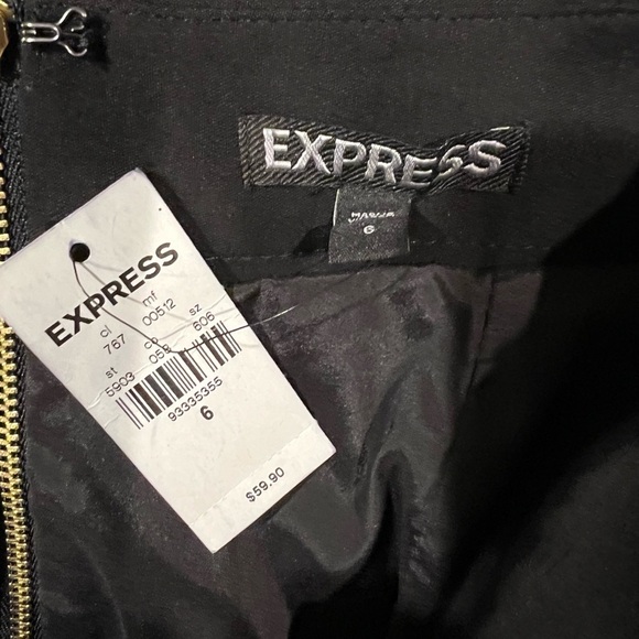 NWT Express black cotton blend short skirt size 6 - Picture 6 of 6